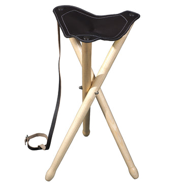 Hunting Stool -- Saddle Triangle Side 13 X Height 26 Inch